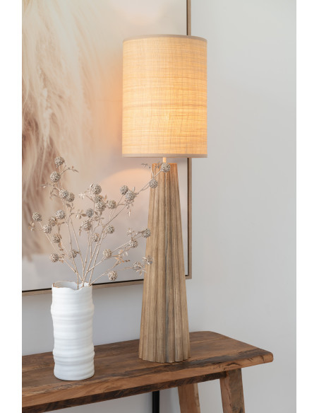 Console moderne Rectangulaire 1 étagère en Bois de manguier Naturel Cylorn - 2