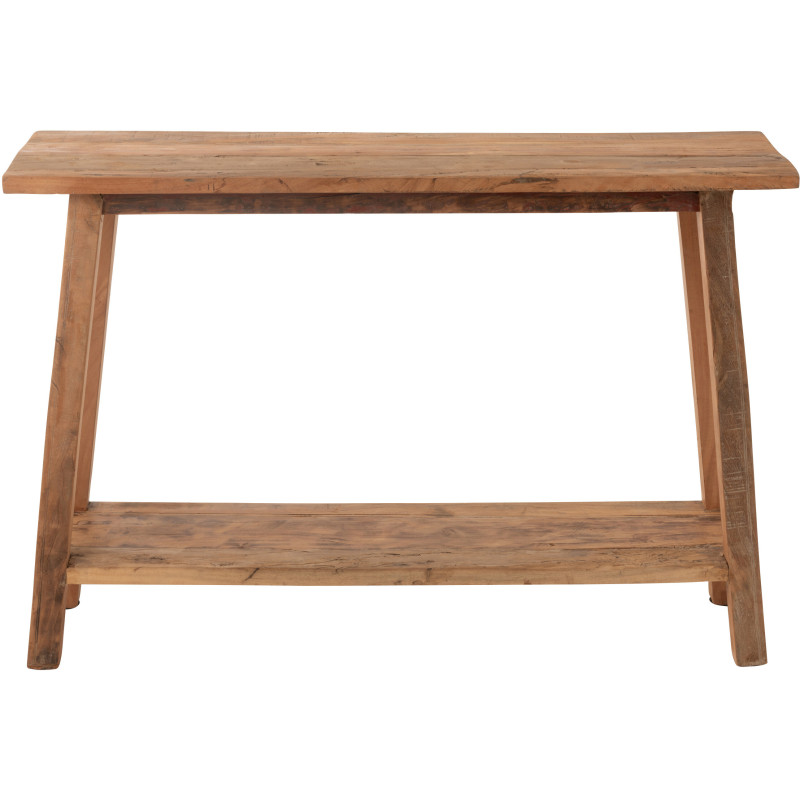 Console moderne Rectangulaire 1 étagère en Bois de manguier Naturel Cylorn - 3