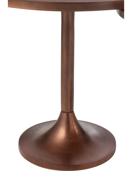 Table basse gigogne moderne Ronde en Métal Bronze Myreon (Lot de 2) - 4