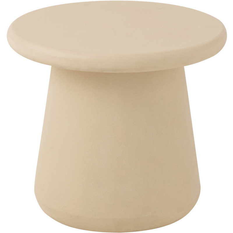 Table basse moderne Ronde en Bois Beige Ram - 1