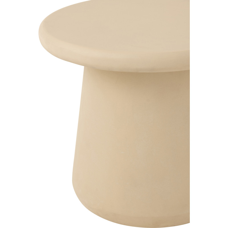 Table basse moderne Ronde en Bois Beige Ram - 2