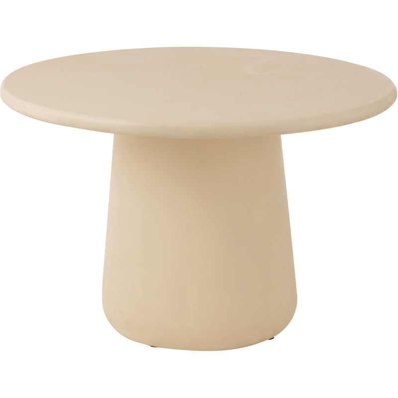 Table à manger moderne Ronde 6 personnes en Bois Beige Ram - 1