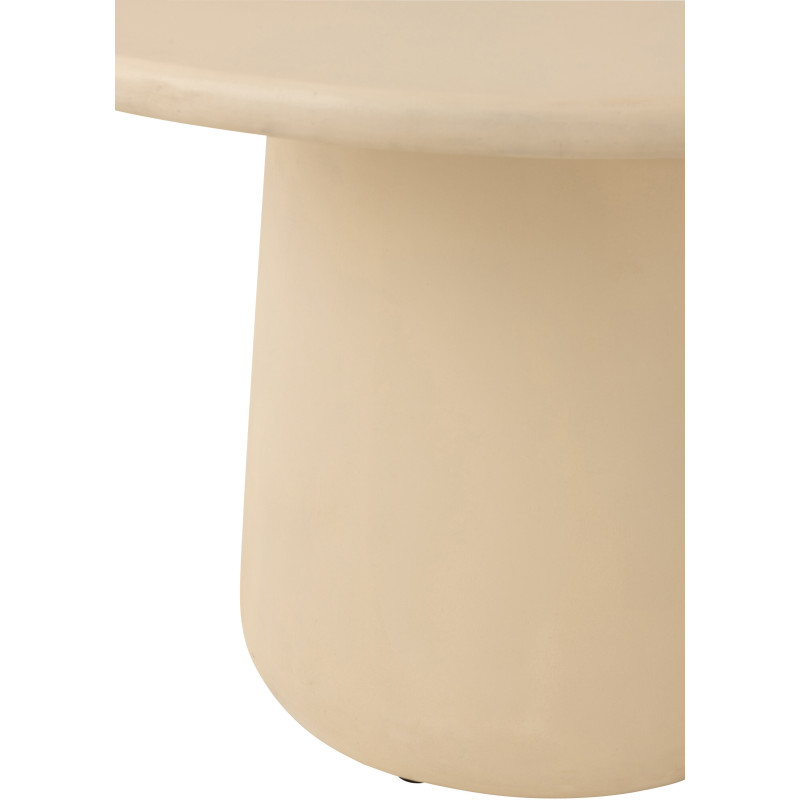 Table à manger moderne Ronde 6 personnes en Bois Beige Ram - 3