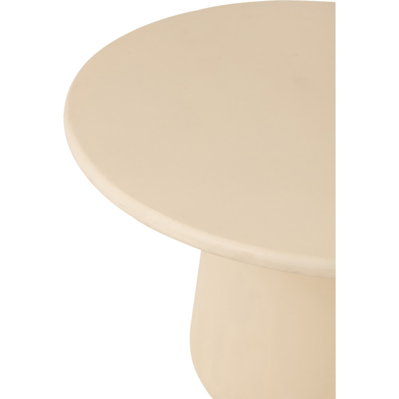 Table à manger moderne Ronde 6 personnes en Bois Beige Ram - 4