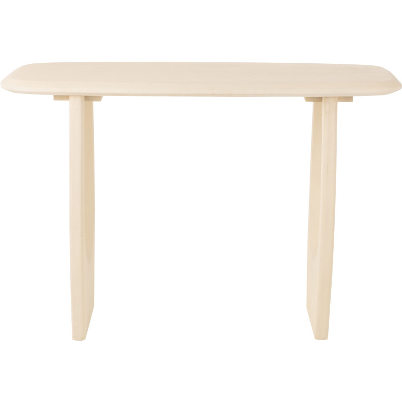 Console moderne Rectangulaire en Bois de manguier Beige Mark - 3