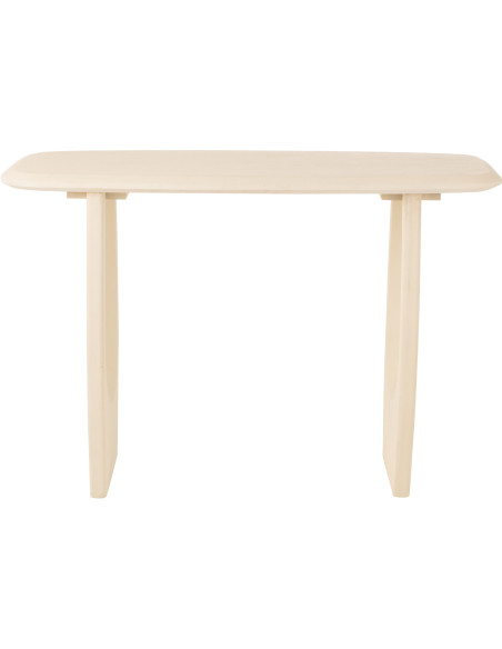 Console moderne Rectangulaire en Bois de manguier Beige Mark - 3