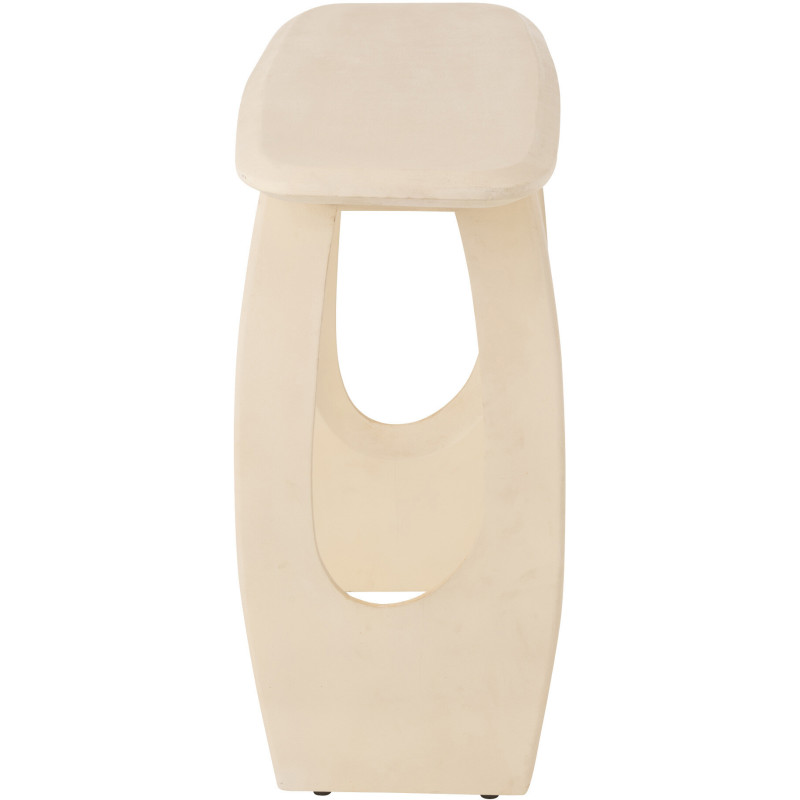 Console moderne Rectangulaire en Bois de manguier Beige Mark - 4