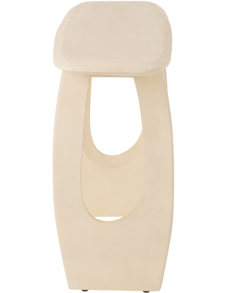 Console moderne Rectangulaire en Bois de manguier Beige Mark - 4