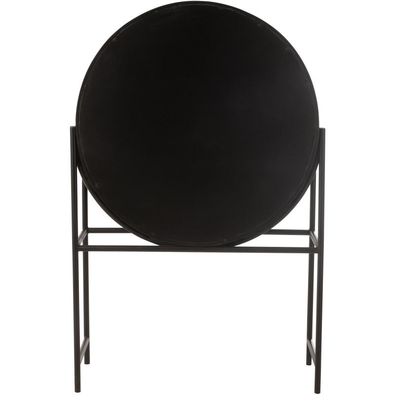 Buffet moderne Haut 2 portes en Bois recyclé Marron Métal Noir Shanil - 4