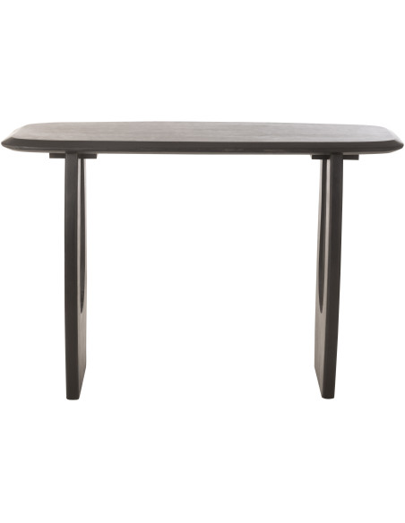 Console moderne Rectangulaire en Bois de manguier Noir Mark - 2