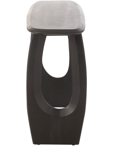 Console moderne Rectangulaire en Bois de manguier Noir Mark - 3