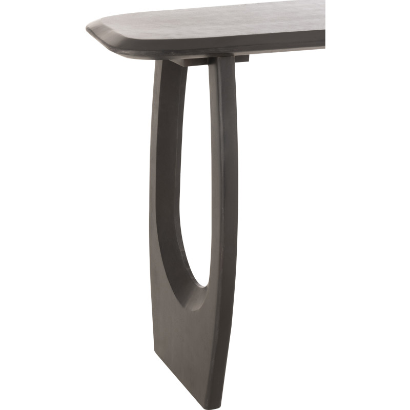 Console moderne Rectangulaire en Bois de manguier Noir Mark - 4