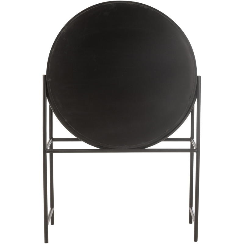 Buffet moderne Haut 2 portes en Bois recyclé Métal Noir Shanil - 4