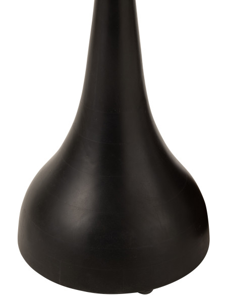 Table d'appoint gigogne moderne Ronde en Bois de manguier Marron Noir Paro (Lot de 2) - 4