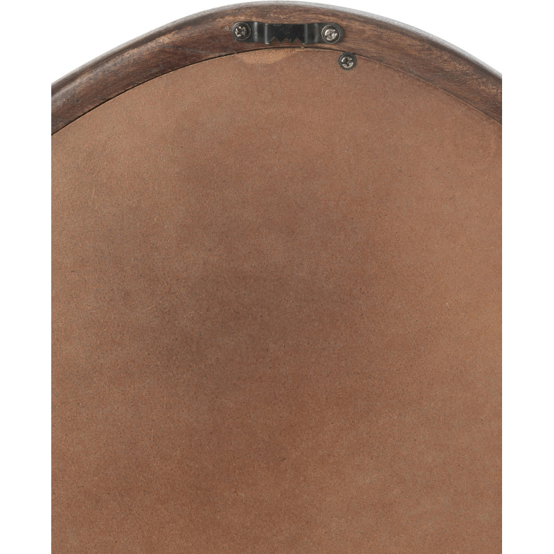 Miroir moderne Mural Irrégulier 40x39 en Bois de manguier Marron Whisp - 4