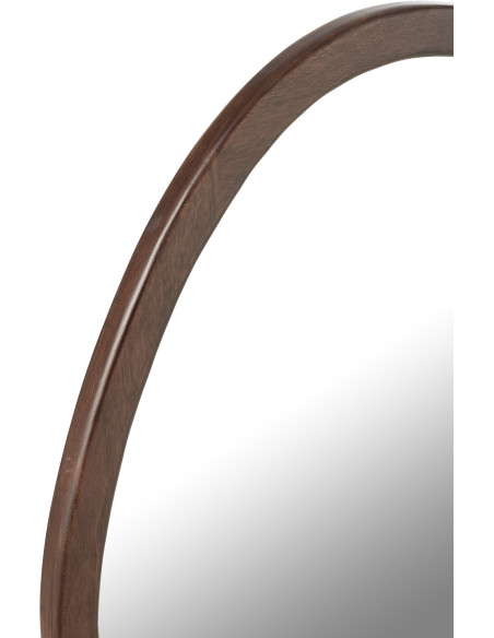 Miroir moderne Mural Irrégulier 59x56 en Bois de manguier Marron Whisp - 3
