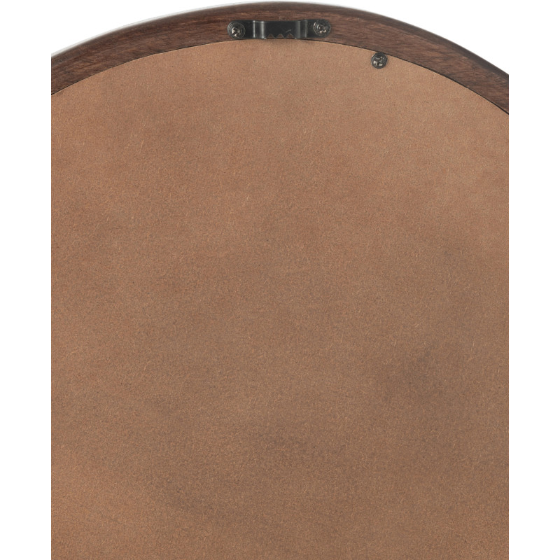 Miroir moderne Mural Irrégulier 59x56 en Bois de manguier Marron Whisp - 4