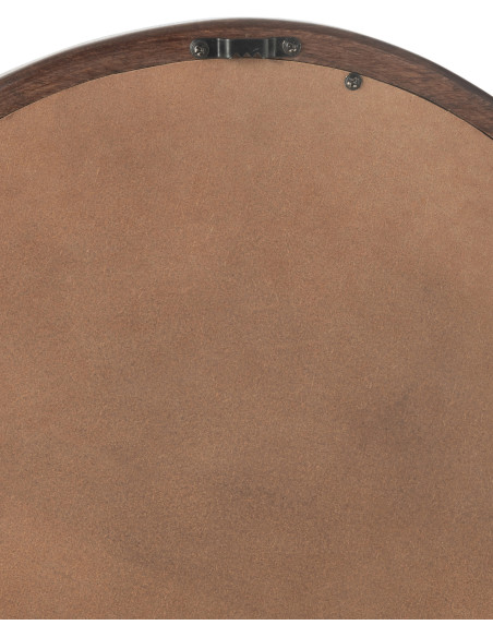 Miroir moderne Mural Irrégulier 59x56 en Bois de manguier Marron Whisp - 4