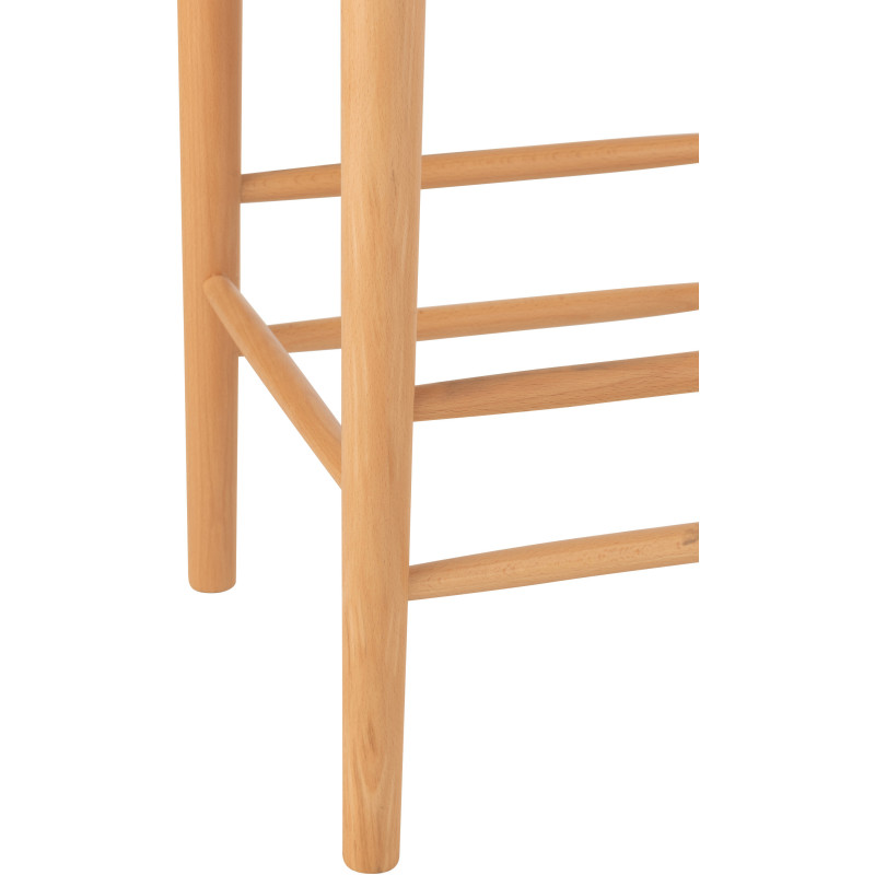 Tabouret de bar moderne en Bois de hêtre Corde Naturel Orient - 4