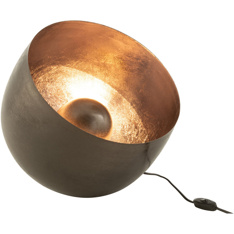 Lampe à poser Spot Diamètre 35 cm en Métal Noir Saloon - 1