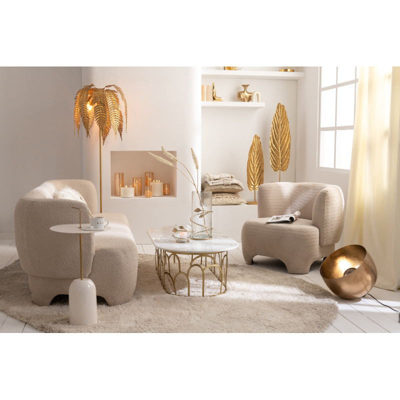 Lampe à poser Spot Diamètre 35 cm en Métal Doré Saloon - 2