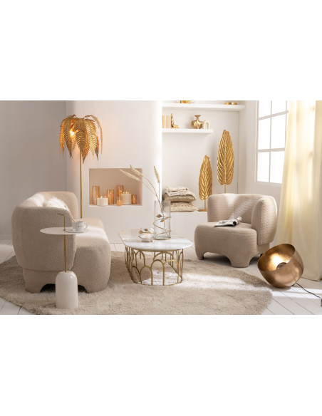 Lampe à poser Spot Diamètre 35 cm en Métal Doré Saloon - 2