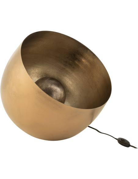 Lampe à poser Spot Diamètre 35 cm en Métal Doré Saloon - 3