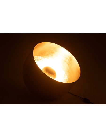 Lampe à poser Spot Diamètre 35 cm en Métal Doré Saloon - 4