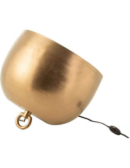 Lampe à poser Spot Diamètre 35 cm en Métal Doré Saloon - 5