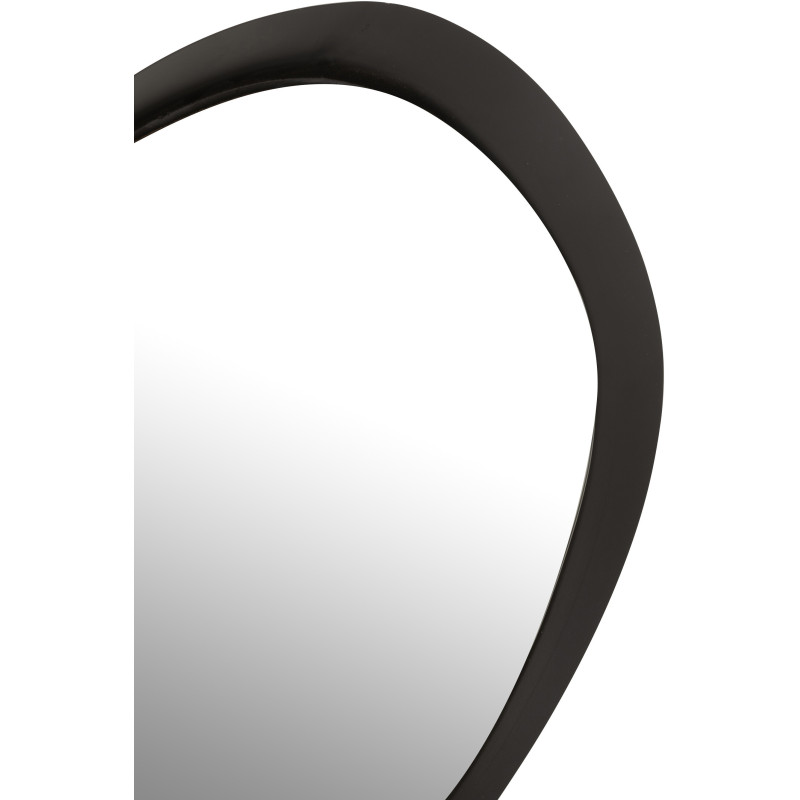 Miroir moderne Mural Irrégulier 60x58 en Métal Noir Virex - 2