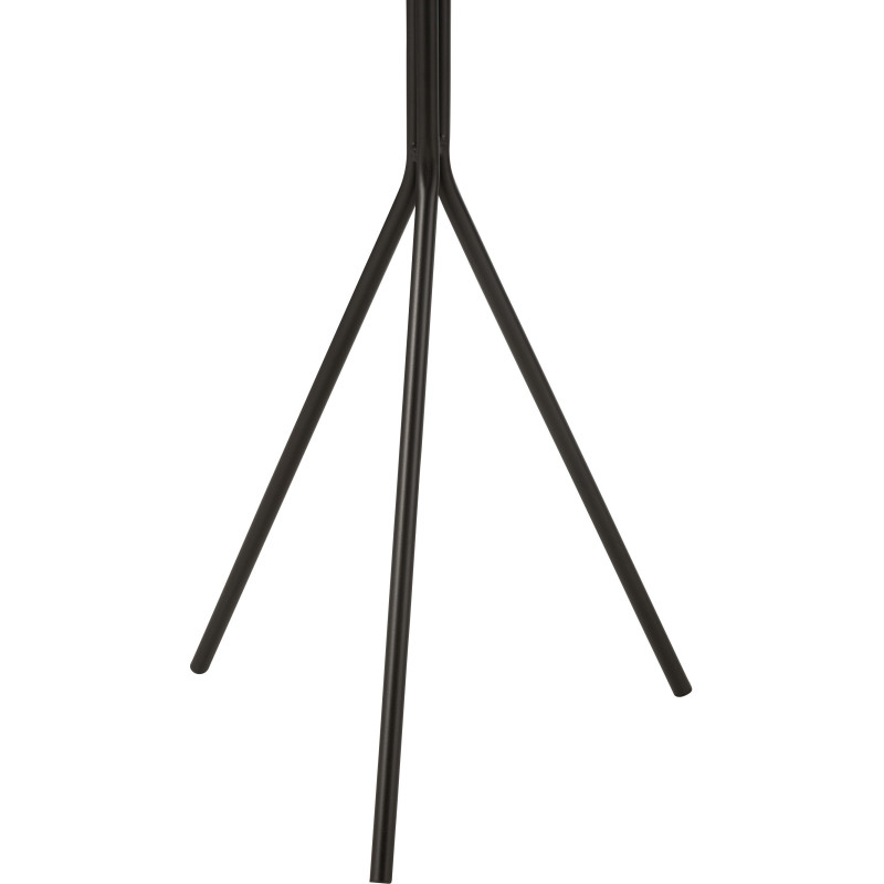 Table d'appoint moderne Ronde en Métal Blanc Norynd - 2