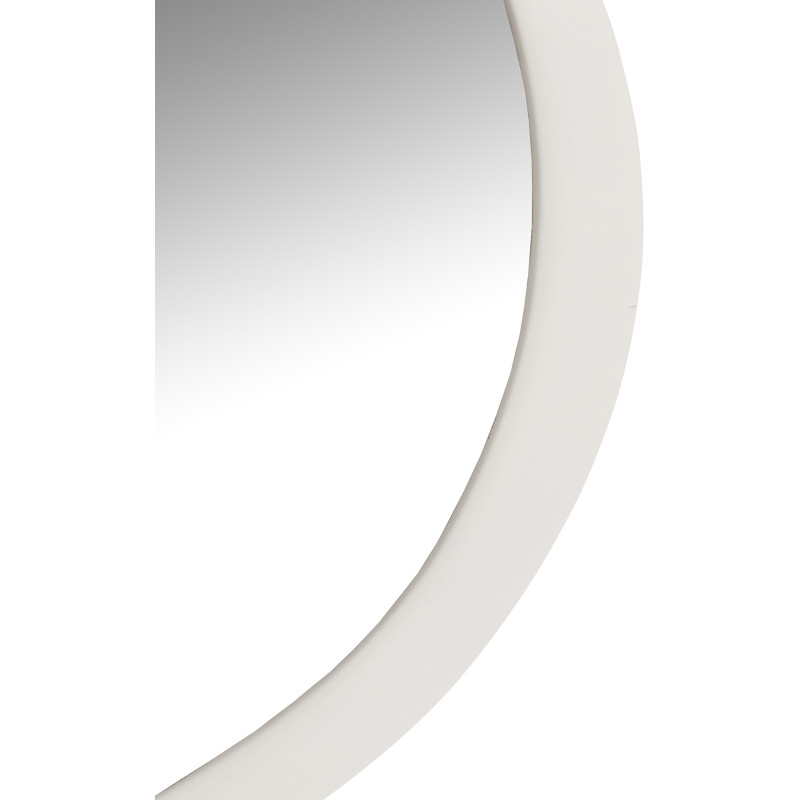 Miroir moderne Mural XL Irrégulier 86x82 en Métal Blanc Virex - 2