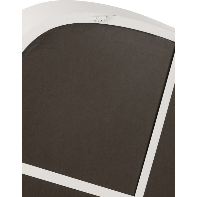 Miroir moderne Mural XL Irrégulier 86x82 en Métal Blanc Virex - 3