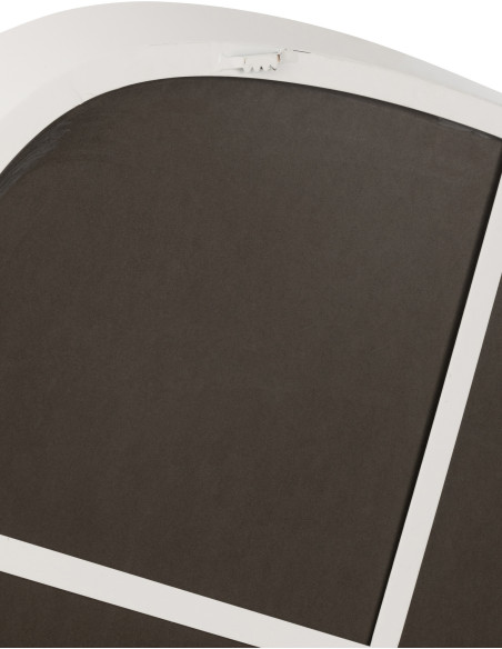 Miroir moderne Mural XL Irrégulier 86x82 en Métal Blanc Virex - 3