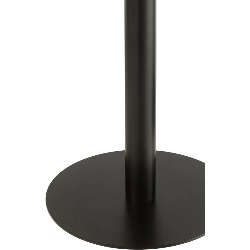 Table d'appoint gigogne moderne Ronde en Métal Noir Myrkal (Lot de 2) - 4