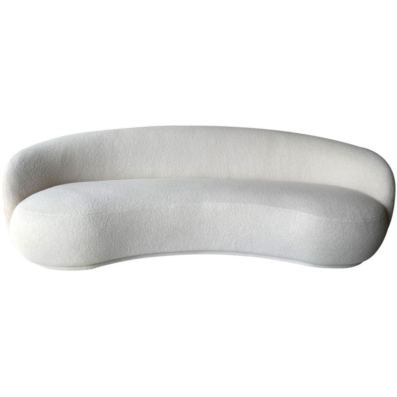 Fauteuil de table moderne en Tissu Taupe Métal Noir Miles - 8