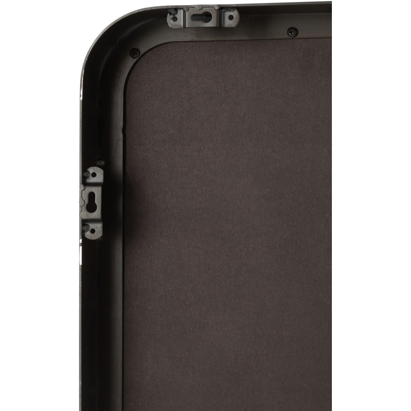 Miroir moderne Mural XXL Rectangualire 44x160 en Métal Noir Markus - 5