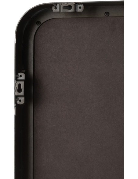 Miroir moderne Mural XXL Rectangualire 44x160 en Métal Noir Markus - 5