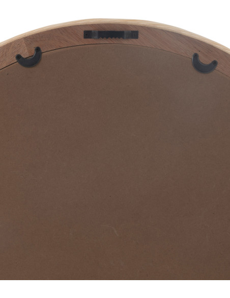Miroir moderne Mural Rond 50x50 en Rotin Naturel Tressé Tyvor - 3