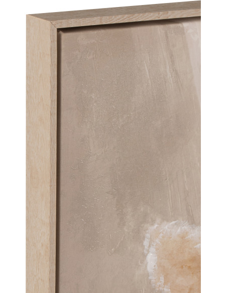 Toile imprimée et peinte Rectangulaire Vase avec pampas Quiaca 60x90 (Lot de 2) - 3