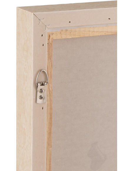 Toile imprimée et peinte Rectangulaire Vase avec pampas Quiaca 60x90 (Lot de 2) - 4