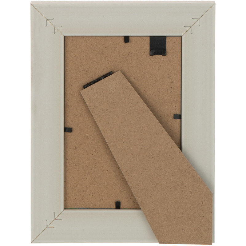 Cadre photo Ariette en Polystyrène Beige clair Motif tissé pour photo 10x15 - 2