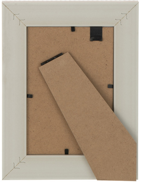 Cadre photo Ariette en Polystyrène Beige clair Motif tissé pour photo 10x15 - 2