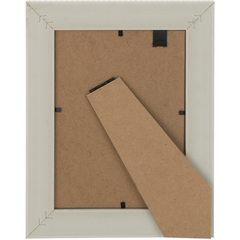 Cadre photo Ariette en Polystyrène Beige clair Motif tissé pour photo 13x18 - 2