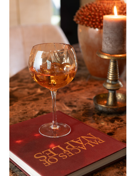 Bougeoir style vintage Hauteur 23 cm en Métal Doré Vieilli Jere - 6