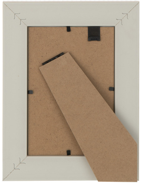 Cadre photo Ariette en Polystyrène Beige foncé Motif tissé pour photo 10x15 - 2