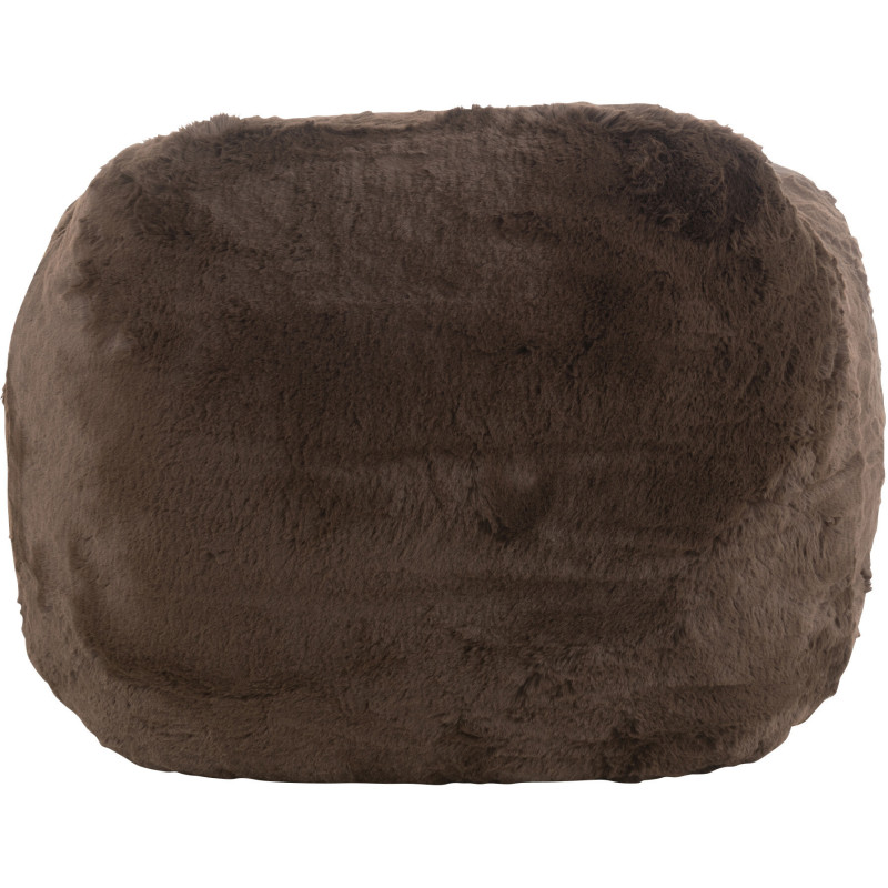 Fauteuil original poils long en Tissu Marron Cutie - 4