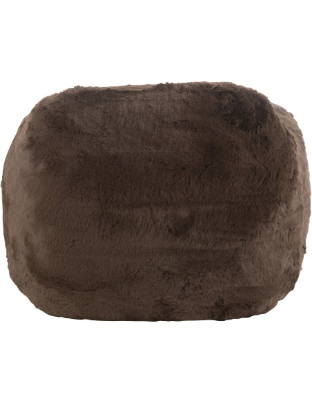 Fauteuil original poils long en Tissu Marron Cutie - 4