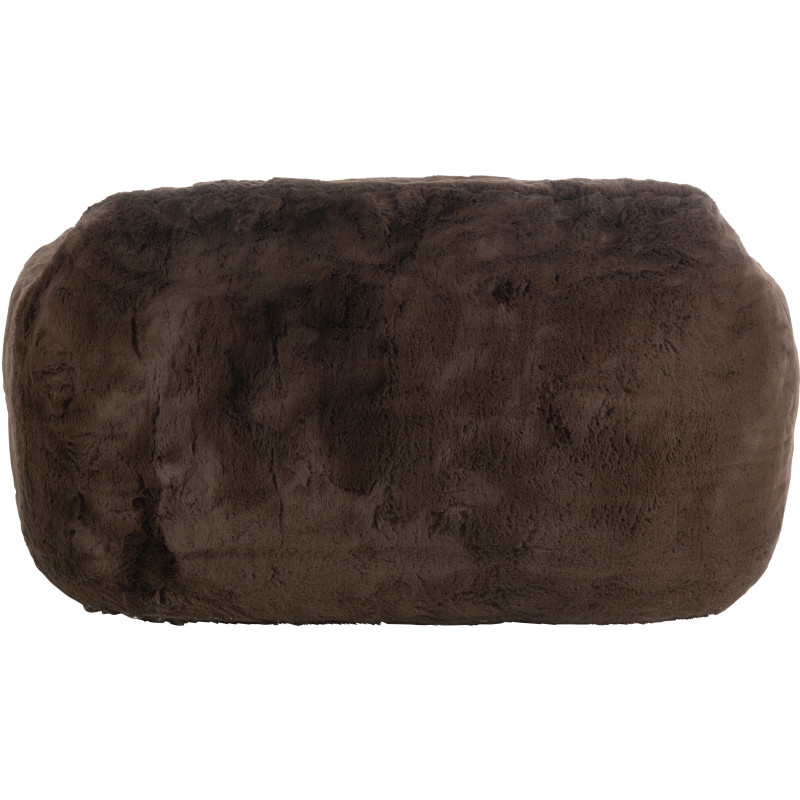 Canapé original poils longs 2 places en Tissu Marron Cutie - 5