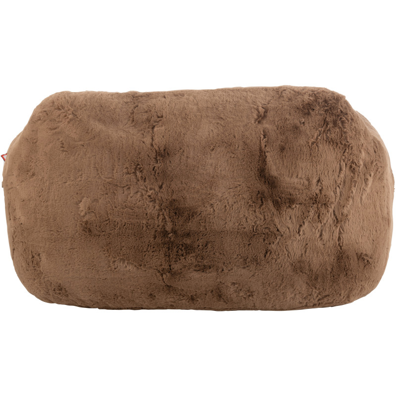 Canapé original poils longs 2 places en Tissu Taupe Cutie - 4